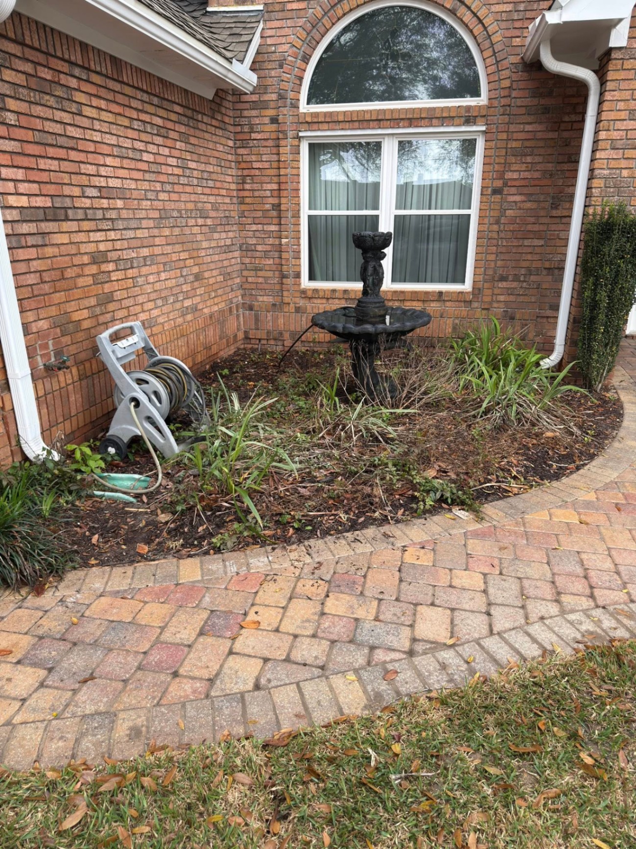 Front Bed Renewal — before
